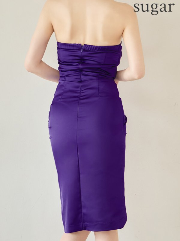 パープル　モデル：ゆめ　身長：160cm　着用サイズ：Sサイズ