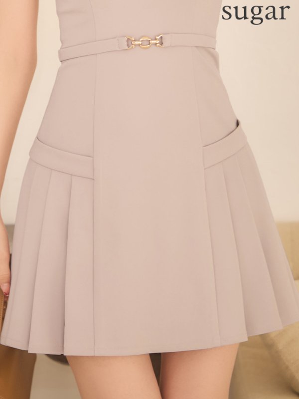 ベージュ　モデル：ゆめ　身長：160cm　着用サイズ：Sサイズ