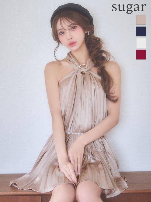 ピンクベージュ　モデル：るりぴ 身長：165cm 着用サイズ：Sサイズ