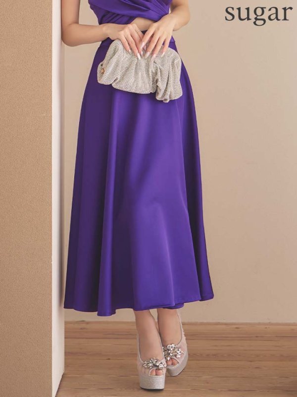 パープル モデル：朝陽凪　身長：156cm　着用サイズ：Sサイズ