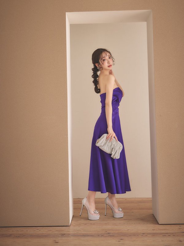 パープル モデル：朝陽凪　身長：156cm　着用サイズ：Sサイズ