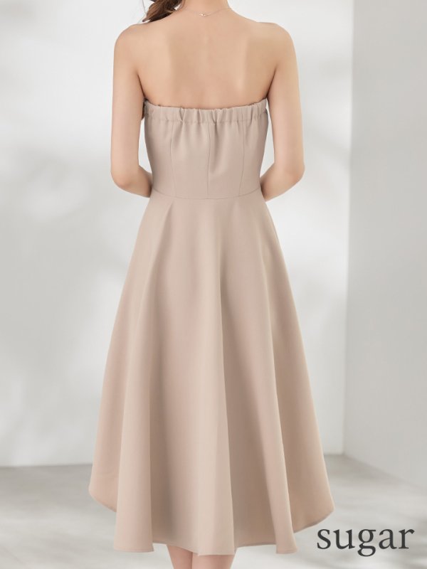 ベージュ　モデル：るりぴ　身長：165cm　着用サイズ：Sサイズ