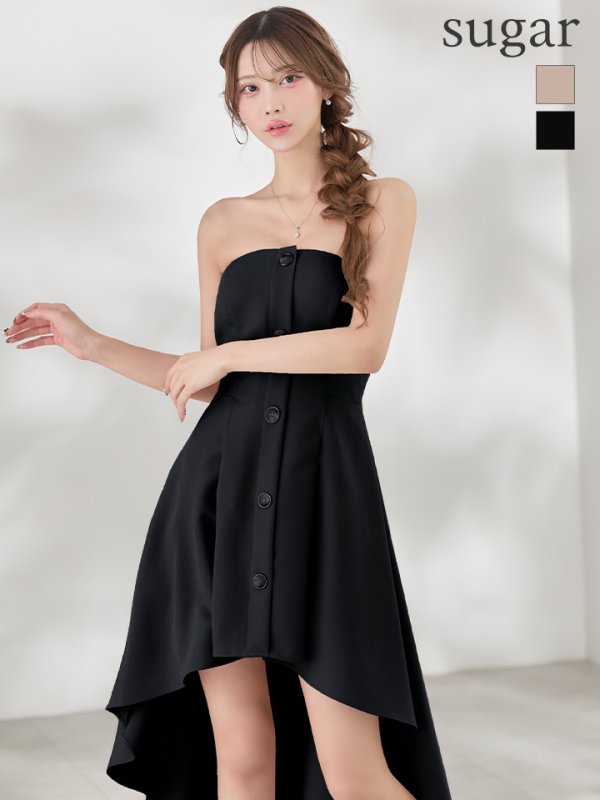 ブラック　モデル：るりぴ　身長：165cm　着用サイズ：Sサイズ