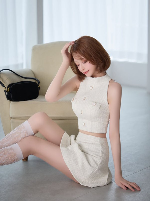 アイボリー モデル：れみれみ　身長：163cm　着用サイズ：Sサイズ