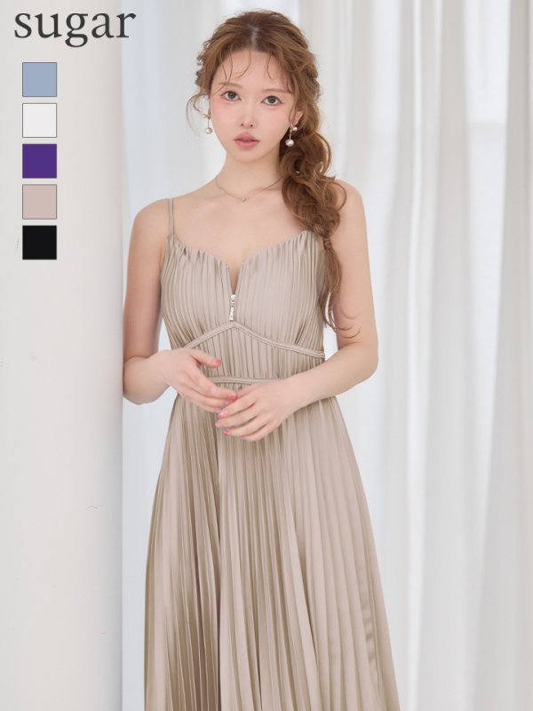 シャンパンゴールド　モデル：ゆめ　身長：160cm　着用サイズ：Sサイズ