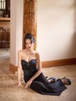 ブラック　モデル：ゆいぴす　身長：170cm　着用サイズ：Sサイズ