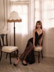 ブラック　モデル：るりぴ　身長：165cm　着用サイズ：Sサイズ