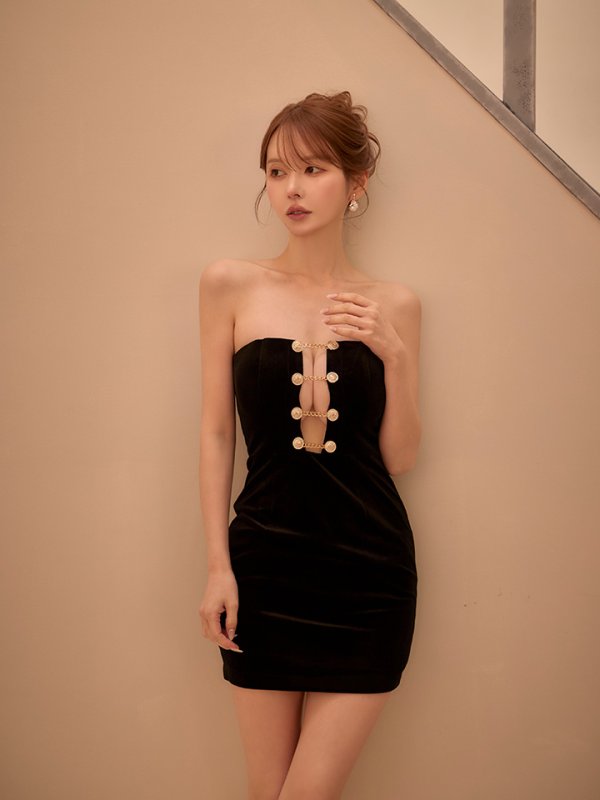 ブラック　モデル：ゆめ　身長：160cm　着用サイズ：Sサイズ