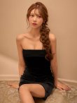 ブラック モデル：るりぴ　身長：165cm　着用サイズ：Sサイズ