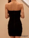ブラック モデル：るりぴ　身長：165cm　着用サイズ：Sサイズ