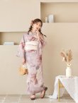 画像12: 【即日発送】アンティークフラワーピンク浴衣 OBI-siwa-200-kj-13-OW / HIMO-900-yn-8-P / HEKO-800-sb-5-WH / YA-74-kn-P / GETA-01-kj-7-P/  [YMT] (12)