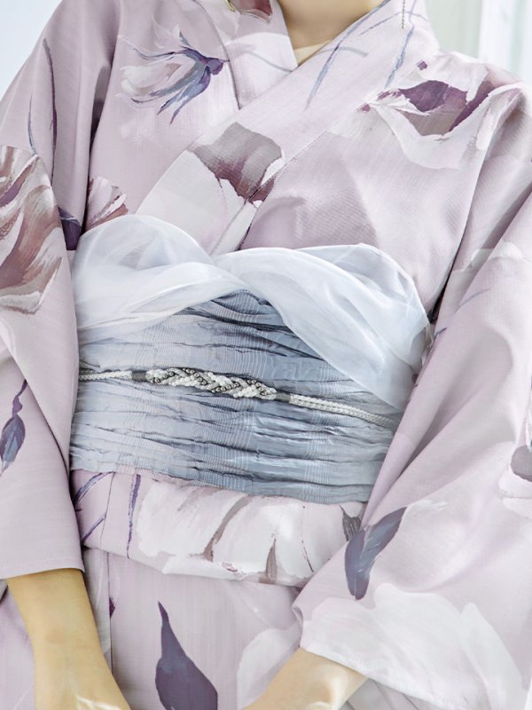 画像18: 【浴衣セール】【即日発送】ロマンティックピオニー浴衣【浴衣３点セット 浴衣/帯/下駄】[YMT] (18)