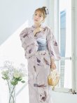 画像9: 【浴衣セール】【即日発送】ロマンティックピオニー浴衣 OBI-g-500-kj-8-GY / HIMO-900-yn-4-GYxGY / HEKO-800-sb-5-W / YA-74-kn-MVPL /GETA-01-kj-3-IV[YMT] (9)