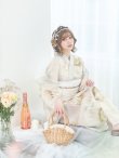 画像6: 【即日発送】クリームイエローピオニー浴衣 OBI-siwa-200-kj-13-OW / HIMO-900-yn-8-P / HEKO-800-sb-5-WH / YA-1079-kj-6-W / YA-72-kn-MOC / GETA-01-kj-7-P / [YMT] (6)