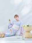 画像13: 【即日発送】シャーベットフラワー牡丹浴衣 OBI-siwa-200-kj-13-OW / HIMO-903-kj-W / HEKO-800-sb-5-WH / YA-1079-kj-7-W / GETA-01-kj-3-IV/ [YMT] (13)