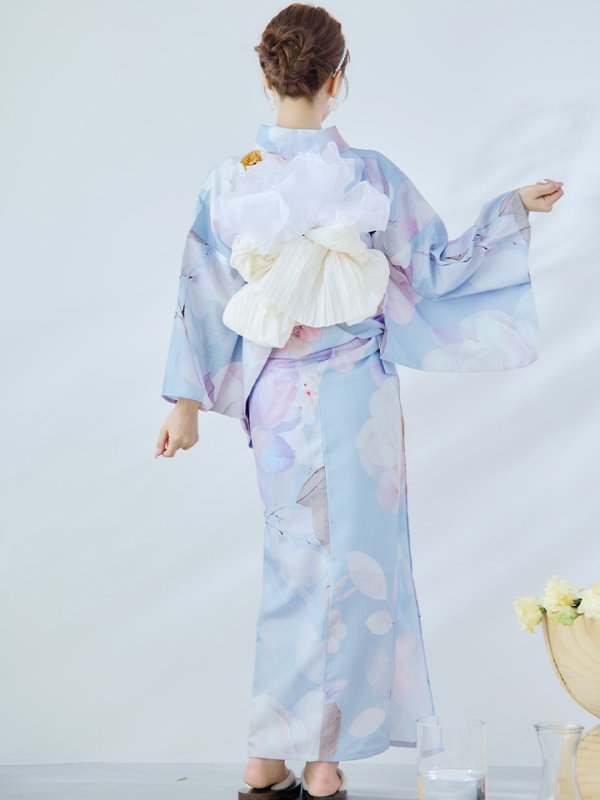 画像15: 【即日発送】シャーベットフラワー牡丹浴衣【浴衣３点セット 浴衣/帯/下駄】[YMT] (15)