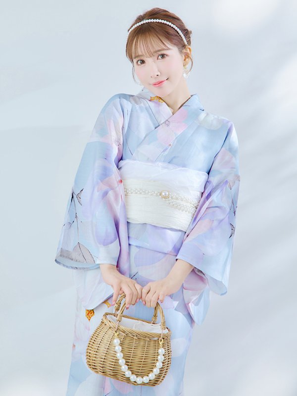画像5: 【即日発送】シャーベットフラワー牡丹浴衣【浴衣３点セット 浴衣/帯/下駄】[YMT] (5)