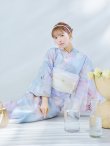 画像8: 【即日発送】シャーベットフラワー牡丹浴衣 OBI-siwa-200-kj-13-OW / HIMO-903-kj-W / HEKO-800-sb-5-WH / YA-1079-kj-7-W / GETA-01-kj-3-IV/ [YMT] (8)