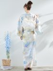 画像17: アイシーフラワー牡丹浴衣 OBI-siwa-200-kj-13-OW / HIMO-900-yn-5-IV / HEKO-800-sb-5-WH / YA-72-kn-W / YA-1081-kj-BL / GETA-01-kj-2-BL / [YMT] (17)