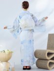画像13: アイシーフラワー牡丹浴衣 OBI-siwa-200-kj-13-OW / HIMO-900-yn-5-IV / HEKO-800-sb-5-WH / YA-72-kn-Y / YA-1081-kj-BL / GETA-01-kj-2-BL / [YMT] (13)