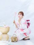画像16: 【即日発送】ニュアンスピンク金魚浴衣 OBI-g-500-kj-1-R / HIMO-900-yn-5-IV / HEKO-800-sb-5-WH / YA-593-kj-CL / GETA-01-kj-7-P/ [YMT] (16)