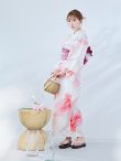 画像9: 【即日発送】ニュアンスピンク金魚浴衣 OBI-g-500-kj-1-R / HIMO-900-yn-5-IV / HEKO-800-sb-5-WH / YA-593-kj-CL / GETA-01-kj-7-P/ [YMT] (9)