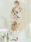 画像10: 【即日発送！】ブラウンベージュクラシックフラワー浴衣 OBI-hira-100-ok-2-BRxBE / HIMO-900-yn-7-MOC / HEKO-800-sb-3-BR / YA-953-kn-W / YA-72-kn-MOC /GETA-01-kj-5-MOC/ [YMT] (10)