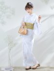 画像17: 【即日発送】ニュアンスフラワーベージュ浴衣 OBI-siwa-200-kj-2-OL / HIMO-900-yn-4-GYxGY / HEKO-800-sb-5-WH / YA-74-kn-LGY / YA-1081-kj-BL / GETA-01-kj-3-IV / [YMT] (17)