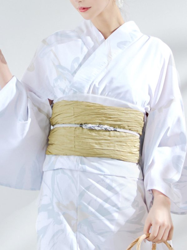 画像20: 【即日発送】ニュアンスフラワーベージュ浴衣【浴衣３点セット 浴衣/帯/下駄】[YMT] (20)