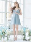 画像7: XSサイズあり【PURESS/ピュアレス】 ショルダーチェーン/ スカーフ/ フレア/ シンプル/ ワンカラー/ ミニドレス/ キャバドレス[OF5] (7)