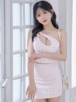 画像9: XSサイズあり【PURESS/ピュアレス】ワンショルダー/ パール/ バストカットデザイン/ マイクロミニ/ タイト/ ミニドレス/ キャバドレス[OF5] (9)