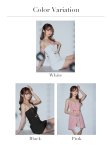 画像31: XSサイズあり【PURESS/ピュアレス】ハートカットデザイン/ ショルダーチェーン/ フレア/ ミニドレス/ キャバドレス[OF5] (31)