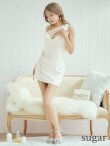 画像7: XSサイズあり【PURESS/ピュアレス】アシンメトリー / ショルダーリボン / パールチェーン / ビジュー / フレア / マイクロミニ/ ミニドレス/ キャバドレス[OF5] (7)