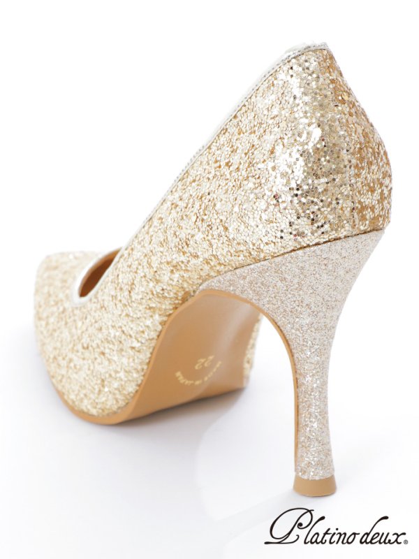 画像15: 【COMEX】 3color/ 9cmヒール/ グリッター/ ラメ/ ポインテッドトゥ/ ハイヒール/ パンプス[OF02] (15)