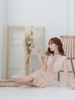 画像14: XSサイズあり【Donia Quinn / ドニアクイーン】 総レース/ フリル/ ノースリーブ/ Aライン/ ワンピース/ ミニドレス/ キャバドレス[OF05] (14)