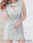 画像26: XSサイズあり【Donia Quinn / ドニアクイーン】 総レース/ バストカット/ ノースリーブ/ ボタンデザイン/ タイト/ ミニドレス/ キャバドレス[OF05] (26)