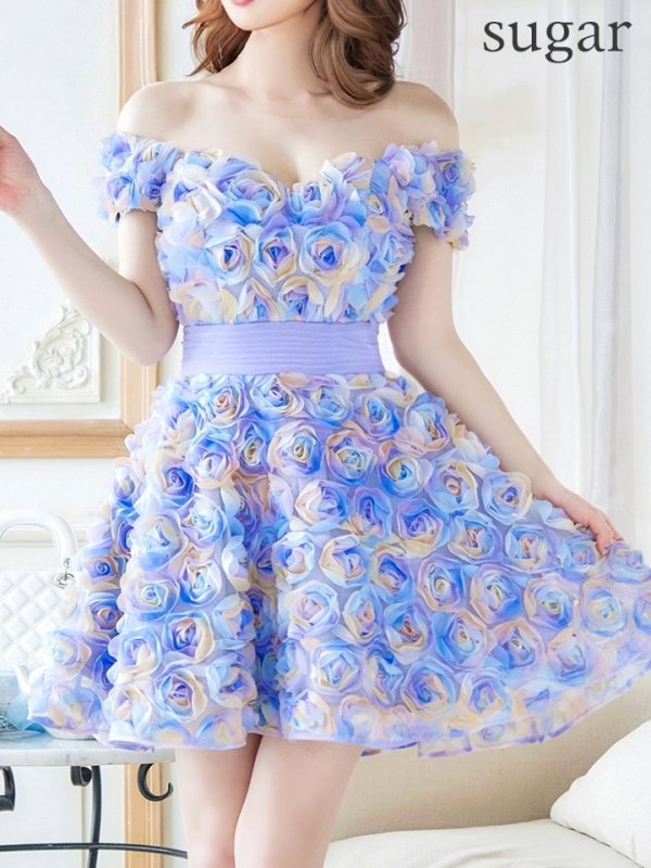 ブルーパープル モデル:ゆめ 身長:160cm 着用サイズ:8号(Sサイズ)