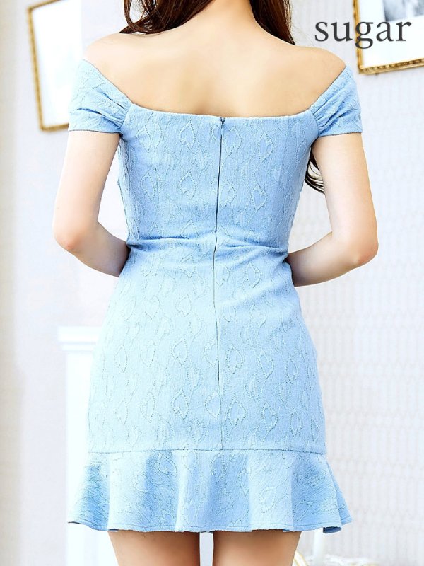 ブルー モデル:ゆめ 身長:160cm 着用サイズ:8号(Sサイズ)