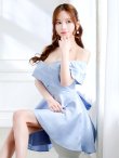 パウダーブルー モデル：ゆめ　身長：160cm　着用サイズ：8号(Sサイズ)