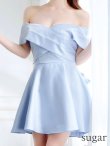 パウダーブルー モデル：ゆめ　身長：160cm　着用サイズ：8号(Sサイズ)