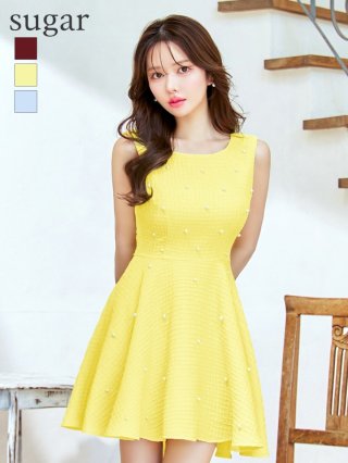 新品♡ミストレアス♡アメリカンスリーブミニシャツドレス♡イエロー DRESSES