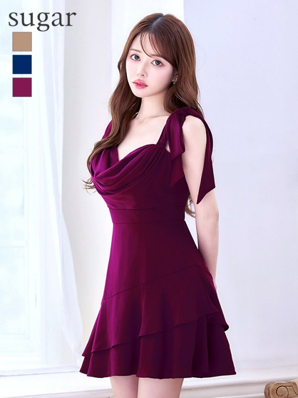 バーガンディ モデル：ゆめ　身長：160cm：8号(Sサイズ)