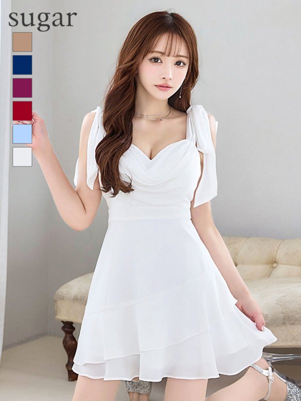 アイボリー モデル：真優川咲　身長：158cm　着用サイズ：8号(Sサイズ)