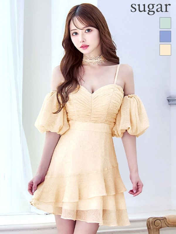 ライトベージュ　 モデル：ゆめ　身長：160cm　着用サイズ：8号(Sサイズ)