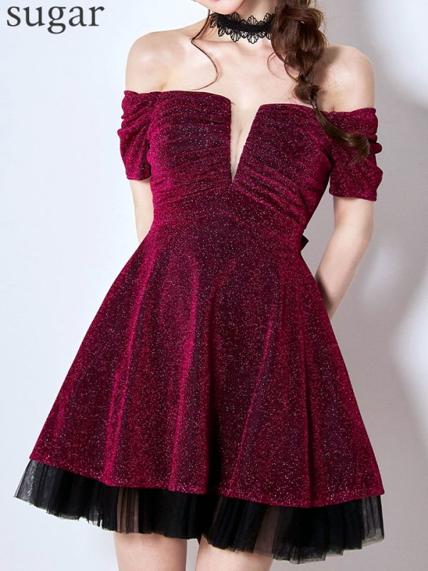 ブラックバーガンディ モデル：ゆめ　身長：160cm：8号(Sサイズ)