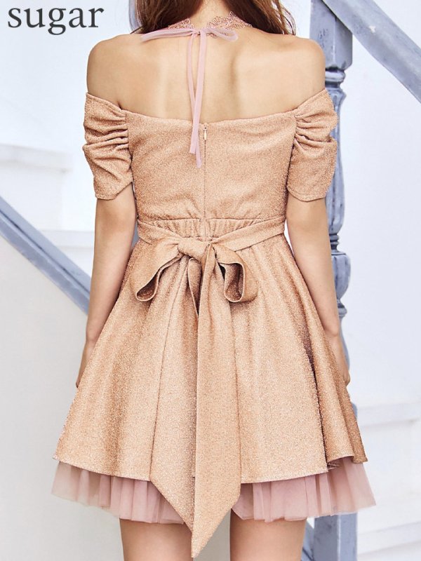 シャンパン モデル：まりん　身長：164cm：8号(Sサイズ)