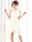 アイボリー　モデル：真優川咲　身長：158cm　着用サイズ：8号(Sサイズ)