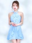パウダーブルー　モデル：ゆめ　身長：160cm　着用サイズ：8号(Sサイズ)