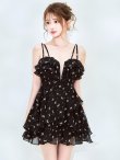 ブラック　モデル：ゆめ　身長：160cm　着用サイズ：8号(Sサイズ)