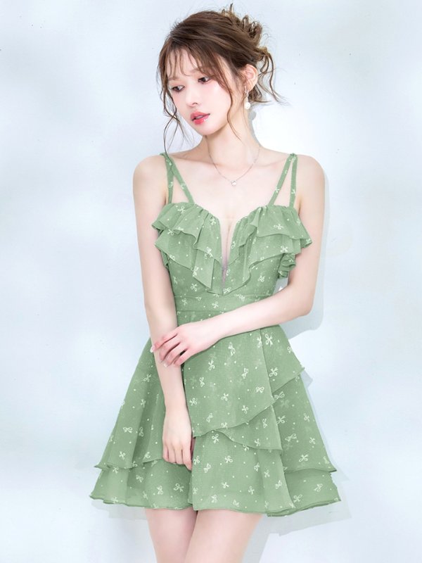 ダスティミント　モデル：ゆめ　身長：160cm　着用サイズ：8号(Sサイズ)